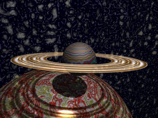 Saturne se pose...