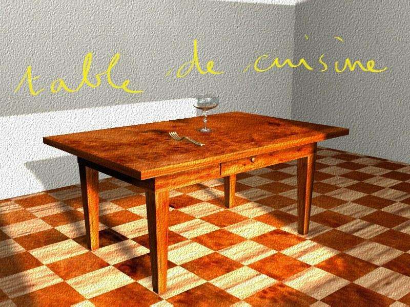 Table de cuisine